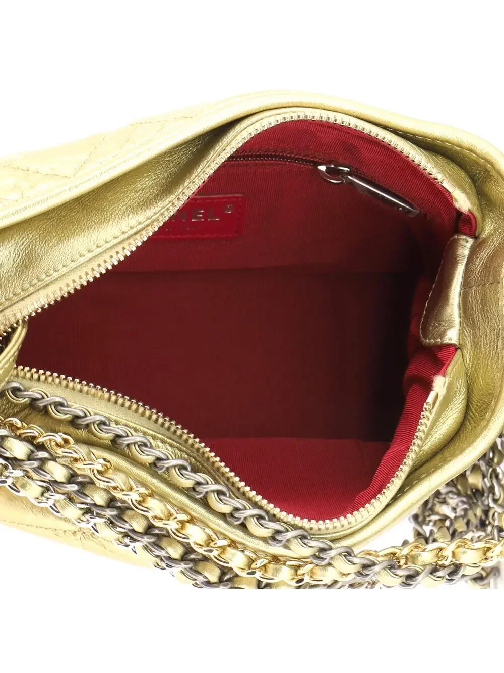 Chanel Gabrielle Hobo Quilted Metallic #331639C23B